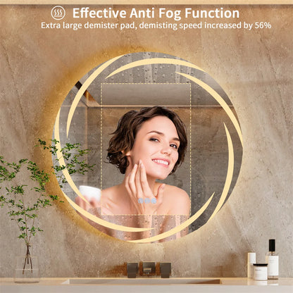 Circle Bathroom LED Mirror