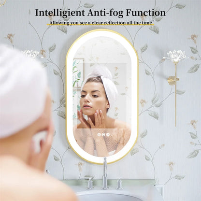 Luxury Oval LED Bathroom Mirror
