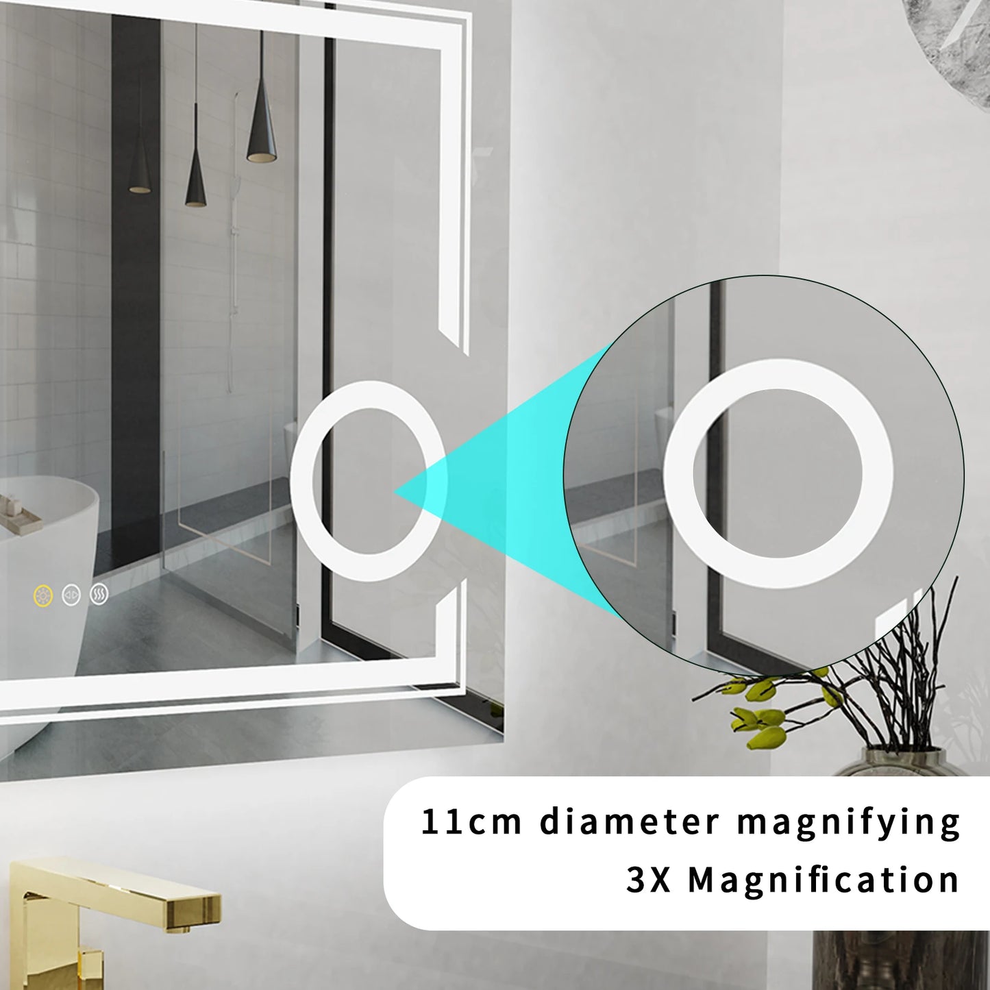 Illuminated Bathroom Vanity LED Mirror