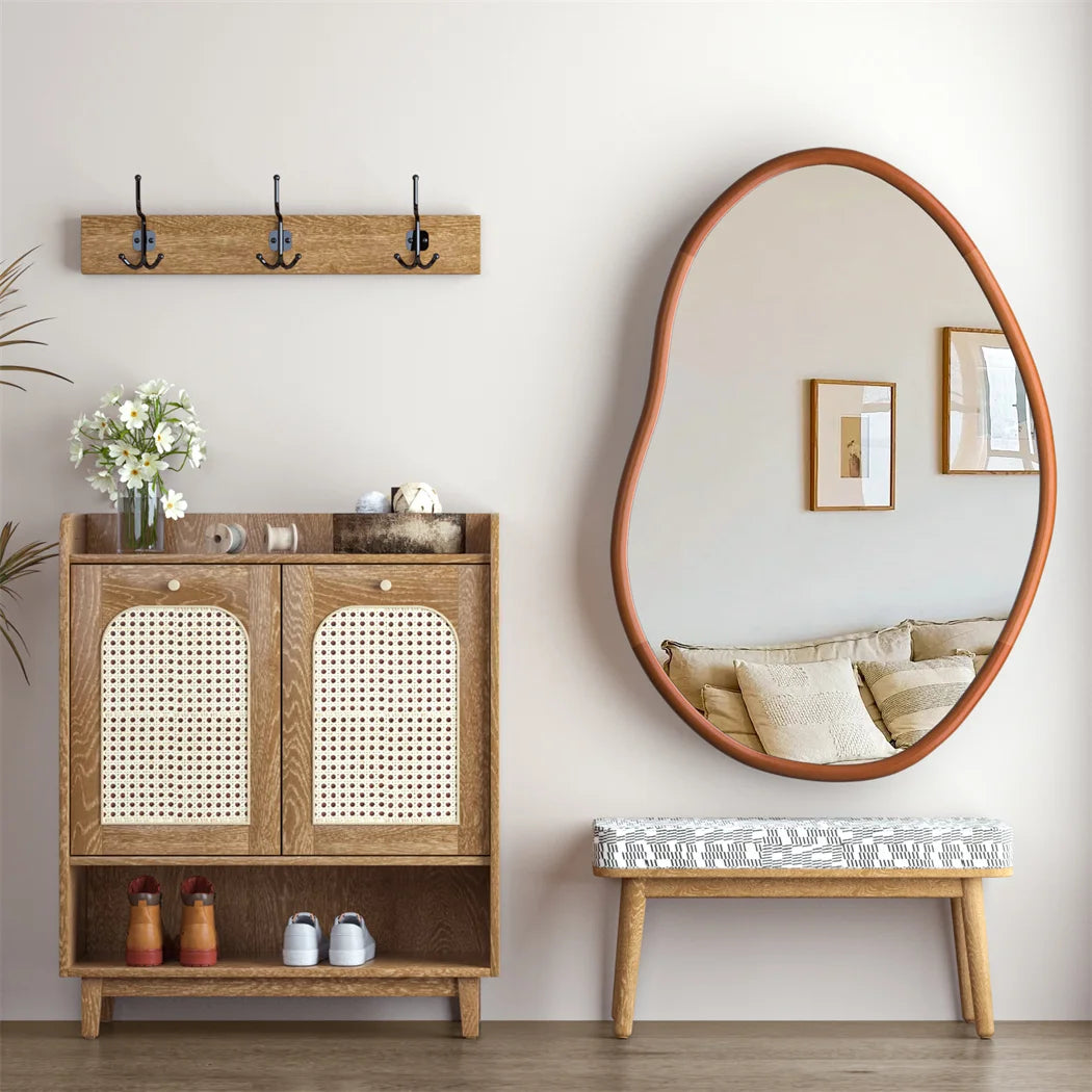 Mid Century Accent Oval Mirror