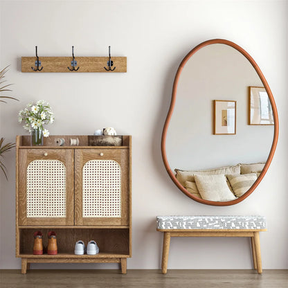 Mid Century Accent Oval Mirror