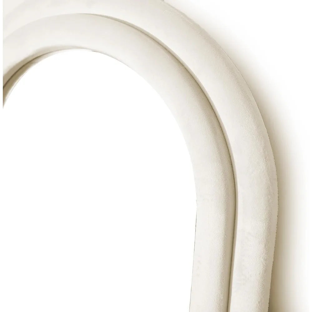 Floor Mirror with Arched Frame