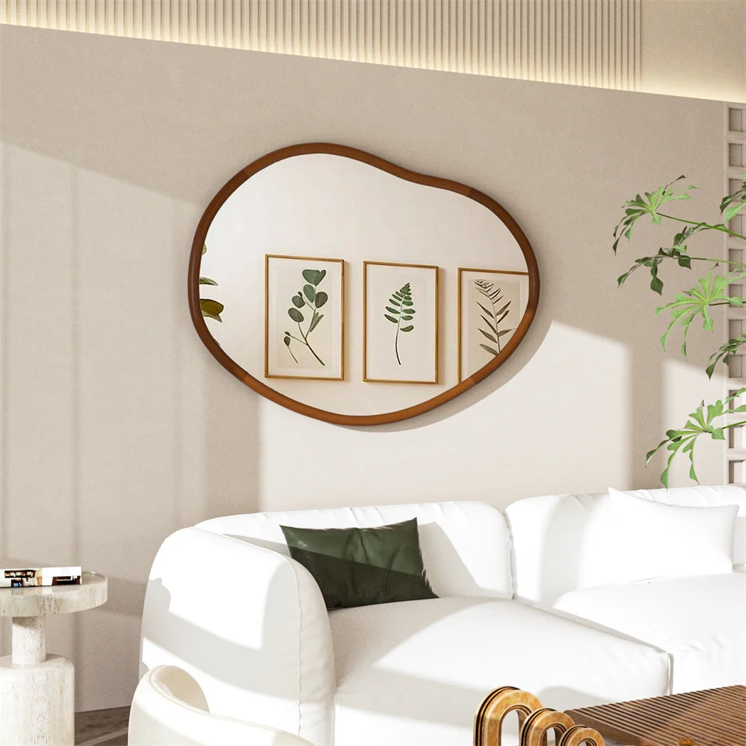 Mid Century Accent Oval Mirror
