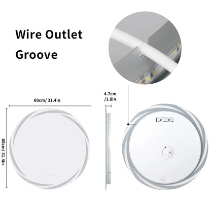 Circle Bathroom LED Mirror