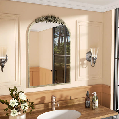 Arched Antique Wall Mirror